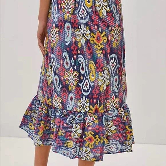 NWT Anthropologie Ruffled Edith Midi Skirt-Small - Picture 4 of 9